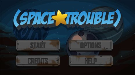 Das Titelbild von Space * Trouble